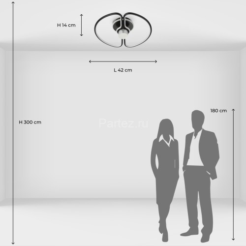 Настенный светильник DeMarkt 312012601