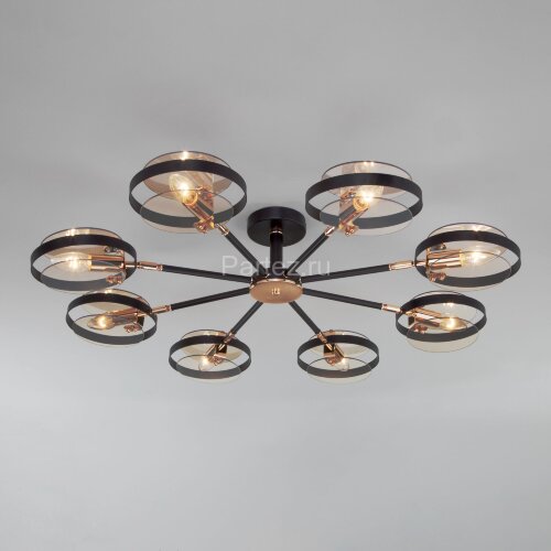 Потолочная люстра Eurosvet 70121/8 черный