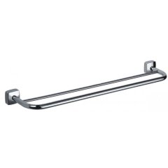 Полотенцедержатель Fixsen Kvadro трубчатый двойной 60 см, хром (FX-61302)