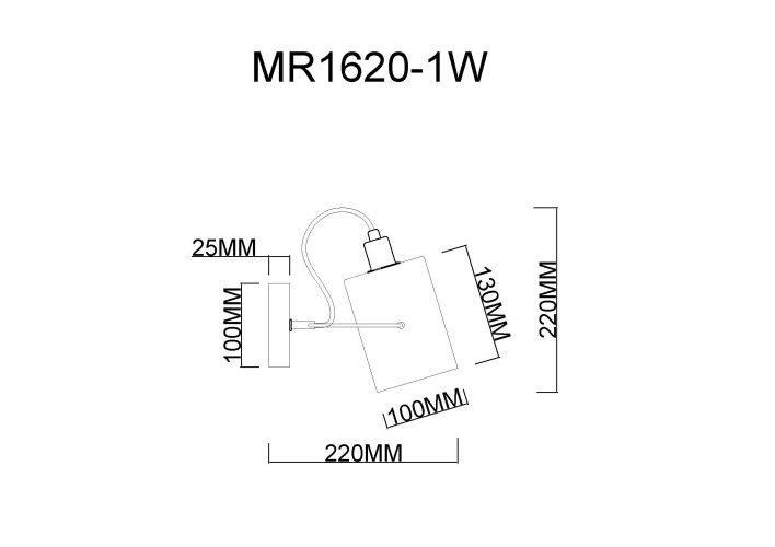 Бра MyFar MR1620-1W