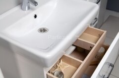 Тумба под раковину AQUATON Америна 80 Н, белая (1A169401AM010)