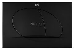 Кнопка смыва Roca Active 42B механическая, пластик, чёрный матовый (7.8901.1.40B.6)