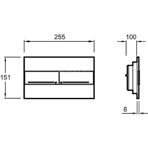 Унитаз c инсталляцией Jacob Delafon Elite сиденье тонкое микролифт, клавиша хром (E21742RU-00)