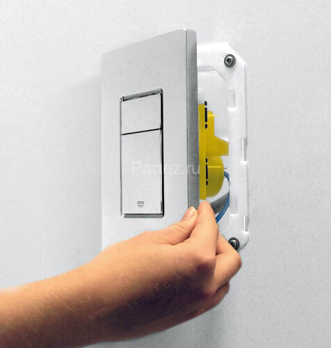 Кнопка смыва для унитаза GROHE Skate Cosmopolitan (3 режима смыва), хром (38732000)