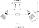 Потолочная люстра Velante 219-023-03