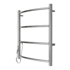 Полотенцесушитель электрический AZARIO VERONA 500/600 4 секции, диммер слева, хром (AZ04756)