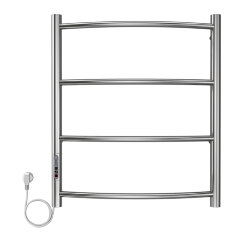 Полотенцесушитель электрический AZARIO VERONA 500/600 4 секции, диммер слева, хром (AZ04756)