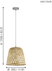 Подвесной светильник Eglo 43113