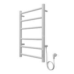Полотенцесушитель электрический AZARIO PARMA 400/600 6 секций, диммер справа, белый (AZ10846W)