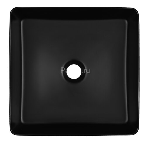 Раковина-чаша Azario 400х400х110 накладная, квадратная, черный матовый (AZ-2179-MB)