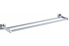 Полотенцедержатель Fixsen Ocean трубчатый двойной, хром (GR-2002)