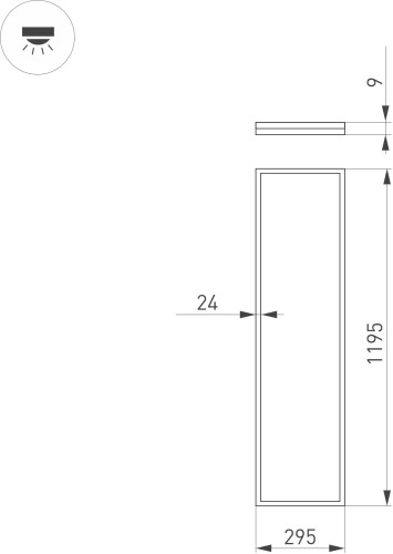 Светодиодная панель Arlight 043555