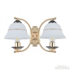 Бра Arte Milano 301240/2W Bk/Gd