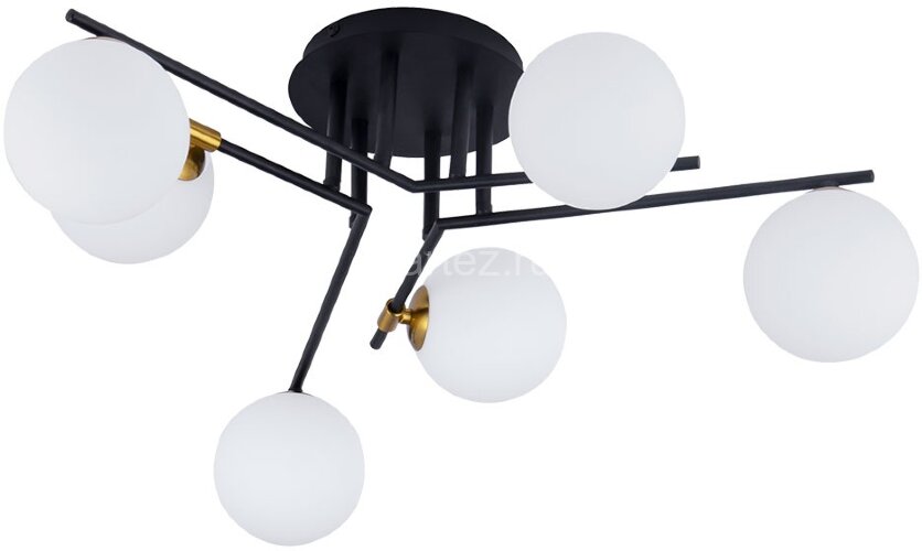 Потолочная люстра Arte Lamp A2243PL-6BK