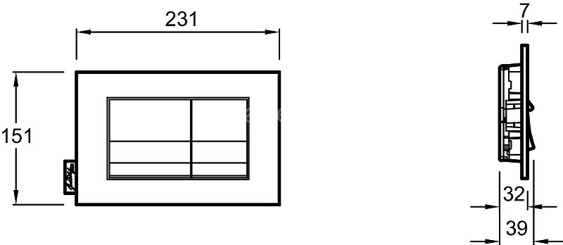 Унитаз c инсталляцией Jacob Delafon MODERN LIFE сиденье микролифт, клавиша хром (E21773RU-00)