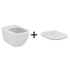 Промо-комплект Ideal Standard Tesi Подвесной унитаз + Сиденье микролифт в подарок (ZZ0001)