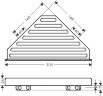 Полка для душа угловая Hansgrohe AddStoris, матовый белый (41741700)