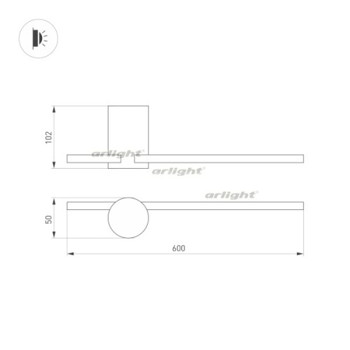 Настенный светильник Arlight 034170