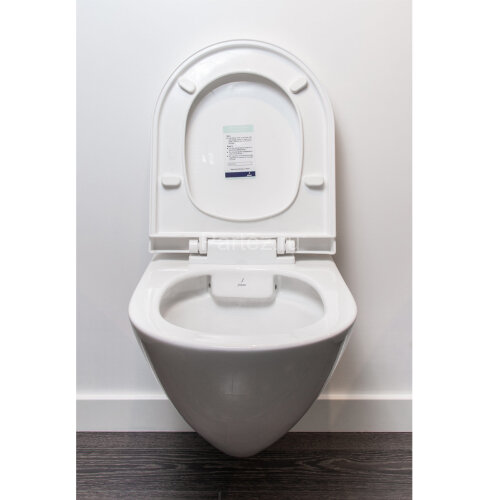 Унитаз подвесной Jaquar безободковый, микролифт, монтажный набор, 370x515x350 мм