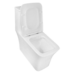 Унитаз-моноблок Azario GRESSA 705х370х760 напольный, безободковый, в комплекте со смывным механизмом