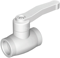 Кран шаровой PPR D63 MeerPlast PRO