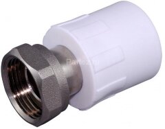 Муфта с накидной гайкой PPRC 20х3/4&quot; MeerPlast