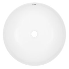 Раковина-чаша Azario 400х400х210 накладная, круглая, белый матовый (AZ-3003)