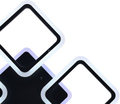 Потолочная люстра Natali Kovaltseva HIGH-TECH LED LAMPS 82004 BLACK