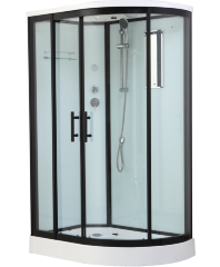 Timo Standart T-6602 Black L душевая кабина (120*85*220), шт