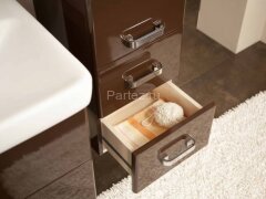 Пенал подвесной AQUATON Америна белый (1A137803AM010)