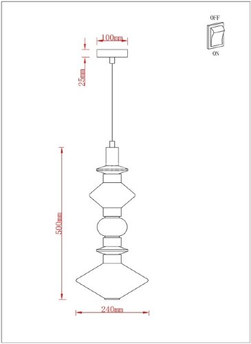 Подвесной светильник Arte Lamp A2442SP-15PB