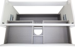 Комплект тумба Azario Velluto 100 1000х450х660 подвесная, с раковиной Slim 100, белый матовый (CS000