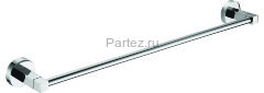 Полотенцедержатель AZARIO NESSY трубчатый одинарный 60 см, хром (AZ-73101)