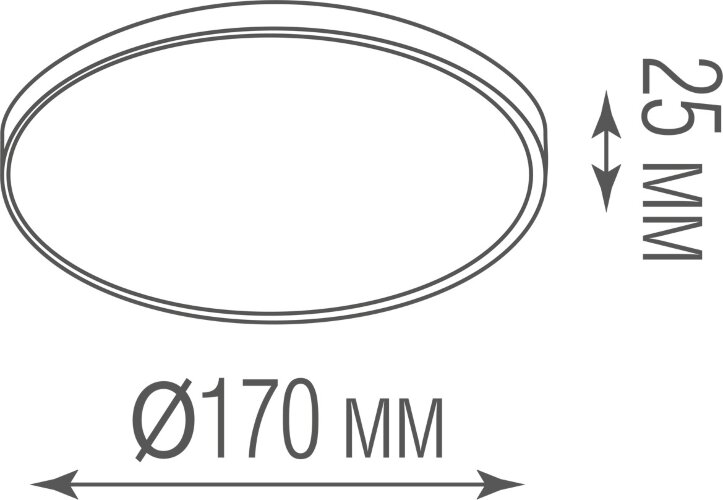Потолочный светильник Donolux DL20171R12W1B