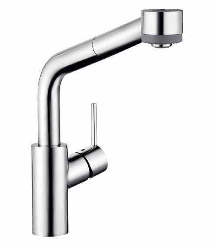 Hansgrohe 32856000 Talis Смеситель для кухни, однорычажный, с выдвижным душем, 1/2