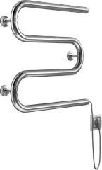 Полотенцесушитель электрический Маргроид &quot;Вид 52&quot; 50х60, универсальное подключение, хром