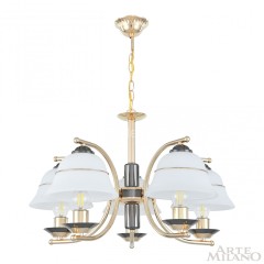 Подвесная люстра Arte Milano 301240/5 Bk/Gd