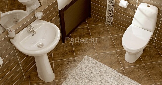 Унитаз-компакт Santeri Соната напольный, с сидением стандарт (1.P201.2.S00.00B.F)