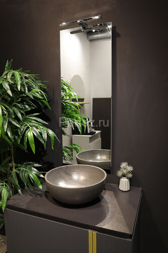 Зеркало Люмьер 400х1025 c подсветкой и диммером, сенсор выкл, светильник в комплекте (LED-00002518)