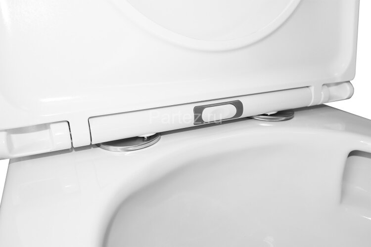 Унитаз-компакт Azario Conto 360х630х820 напольный, безободковый, слив "Торнадо", с быстросъемным сид