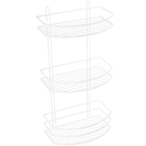 Полка корзина Fixsen, трехэтажная белая (FX-720W-3)