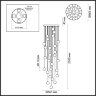 Подвесная люстра Odeon Light 5007/120L