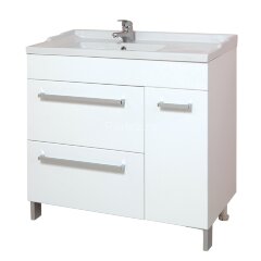 Раковина Onika 90 встраиваемая, крыло справа, белая (609001)