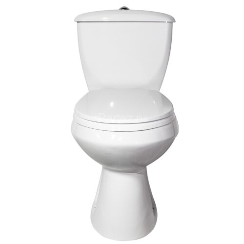 Унитаз-компакт Элисса Стандарт боковой подвод, с сиденьем, белый (43301130302)