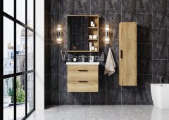 Тумба подвесная Onika Легран 70.13 (2 ящика) Дуб галифакс (107048)