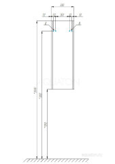 Шкафчик AQUATON Сакура подвесной, левосторонний, светлое дерево (1A220803SKW8L)