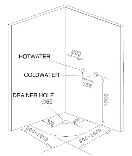 Душевая кабина Loranto CS-6611 F, 100х100х215, матовая, стекло 4 мм, поддон 13 см