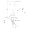 Смеситель Rossinka RS31-11 для раковины