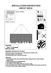 Подвесная люстра Newport 10933/C gold