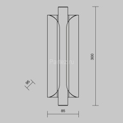 Бра Maytoni MOD309WL-L4GR4K